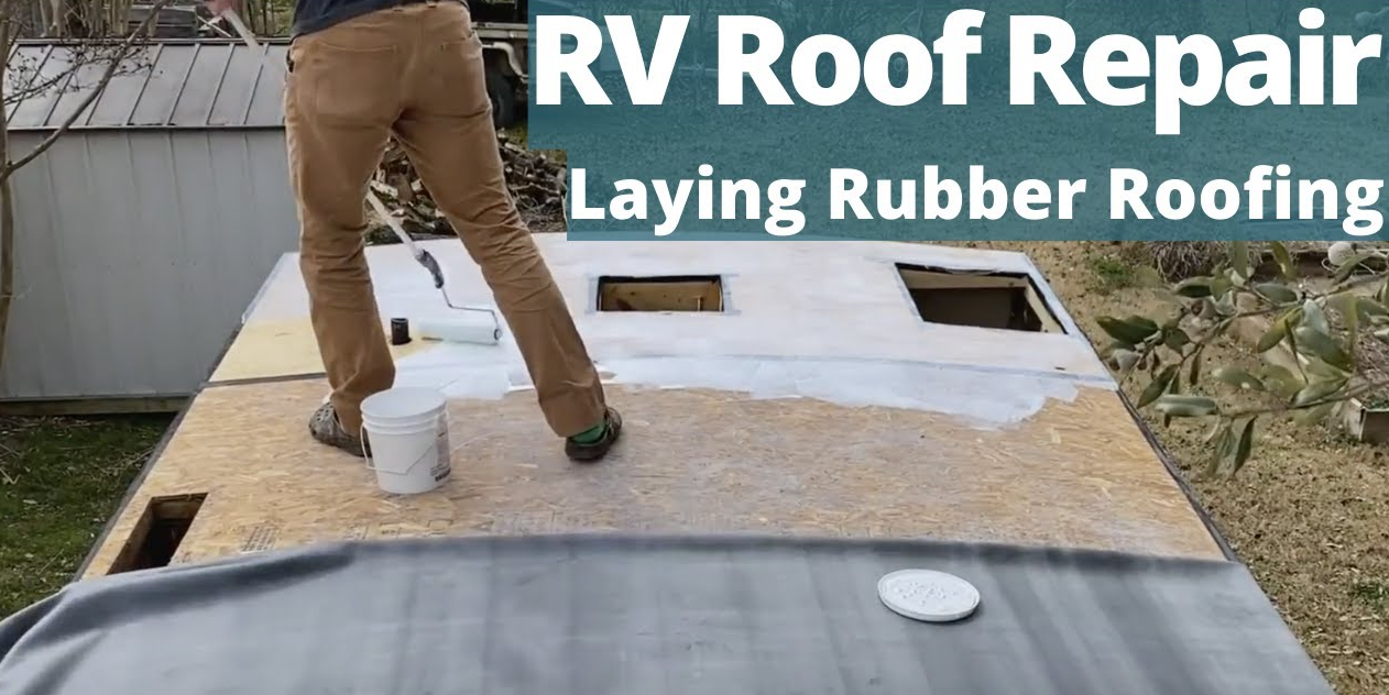 RV roof leak repair and reseal service
